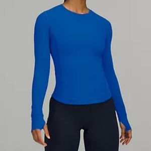 Ventilated Mesh-Back Running Long Sleeve Shirt